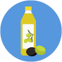 bottle of olive oil